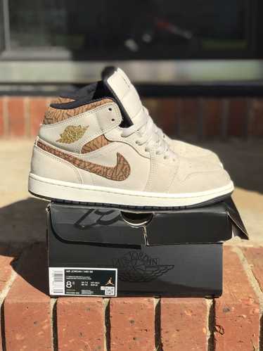 Jordan Brand Air Jordan 1 Mid Brown Elephant Size… - image 1