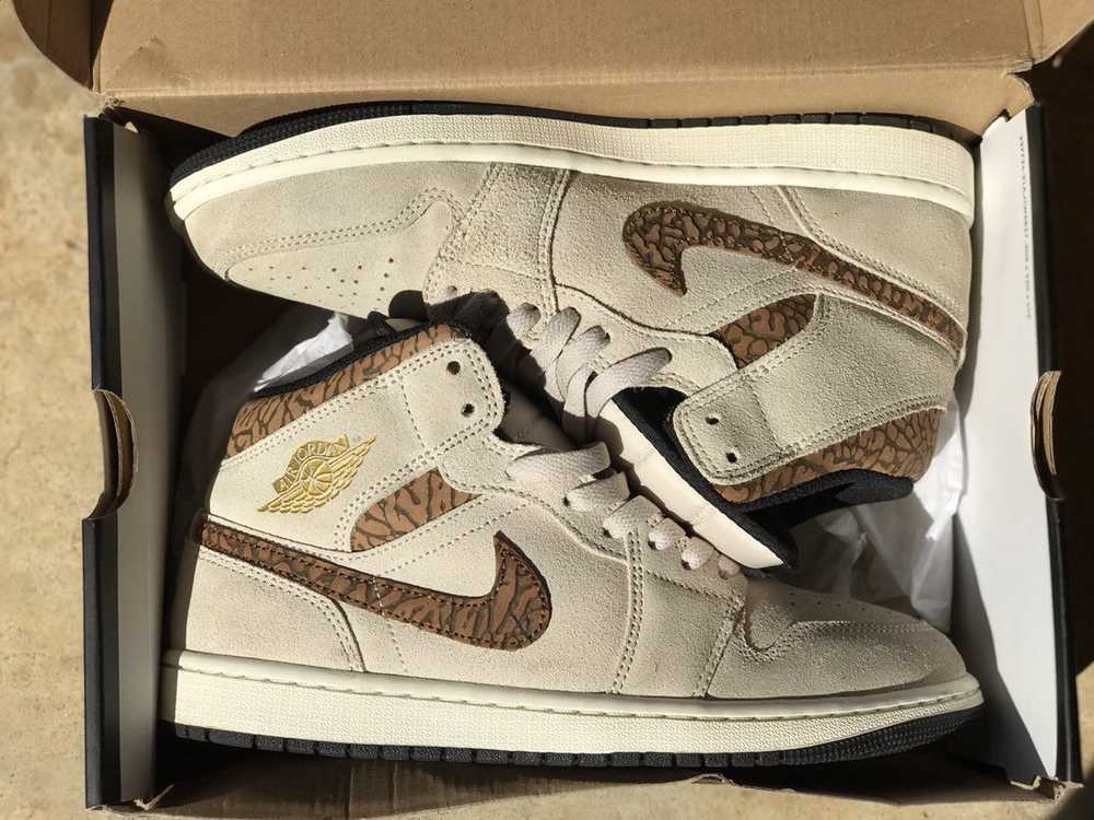 Jordan Brand Air Jordan 1 Mid Brown Elephant Size… - image 9