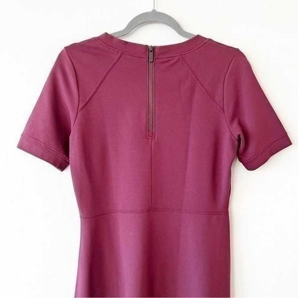 Athleta Size Small Maroon Short Sleeve Fit and Fl… - image 6