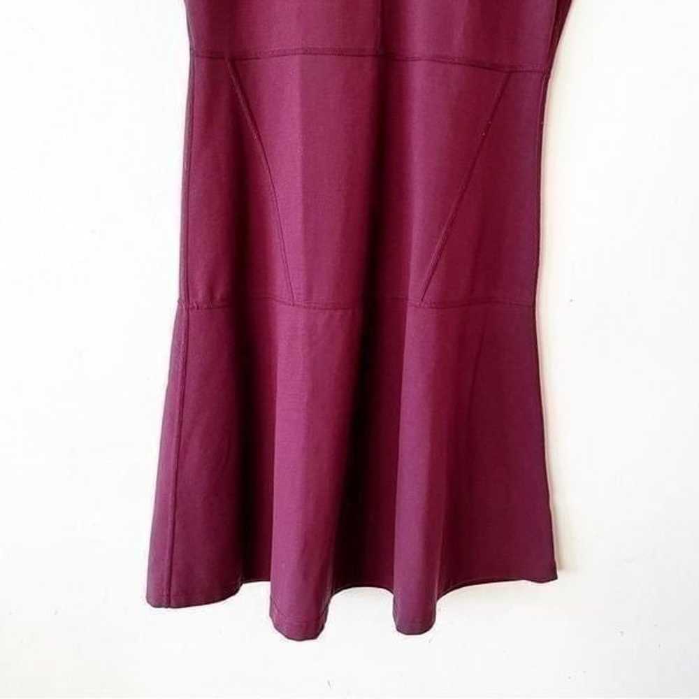 Athleta Size Small Maroon Short Sleeve Fit and Fl… - image 7