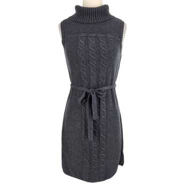 Calvin Klein Cable Knit Sleeveless Turtleneck Tuni