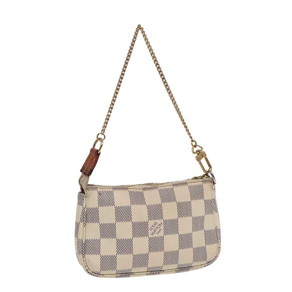 LOUIS VUITTON Damier Azur Mini Pochette Accessoir… - image 1