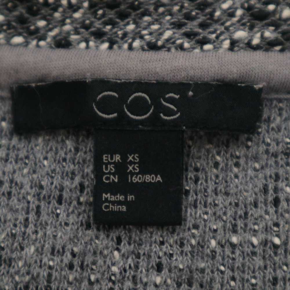 Cos Soft Marled Gray Stretch Workwear Pullover Sw… - image 4