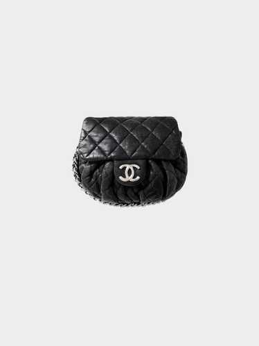 Chanel 2011-2012 Black Chain Around Mini Flap Bag