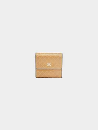 Chanel 2000s Beige Matelasse Wallet