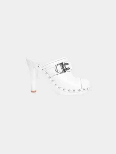 Christian Dior 2000s White Diorquake D-flight Leat