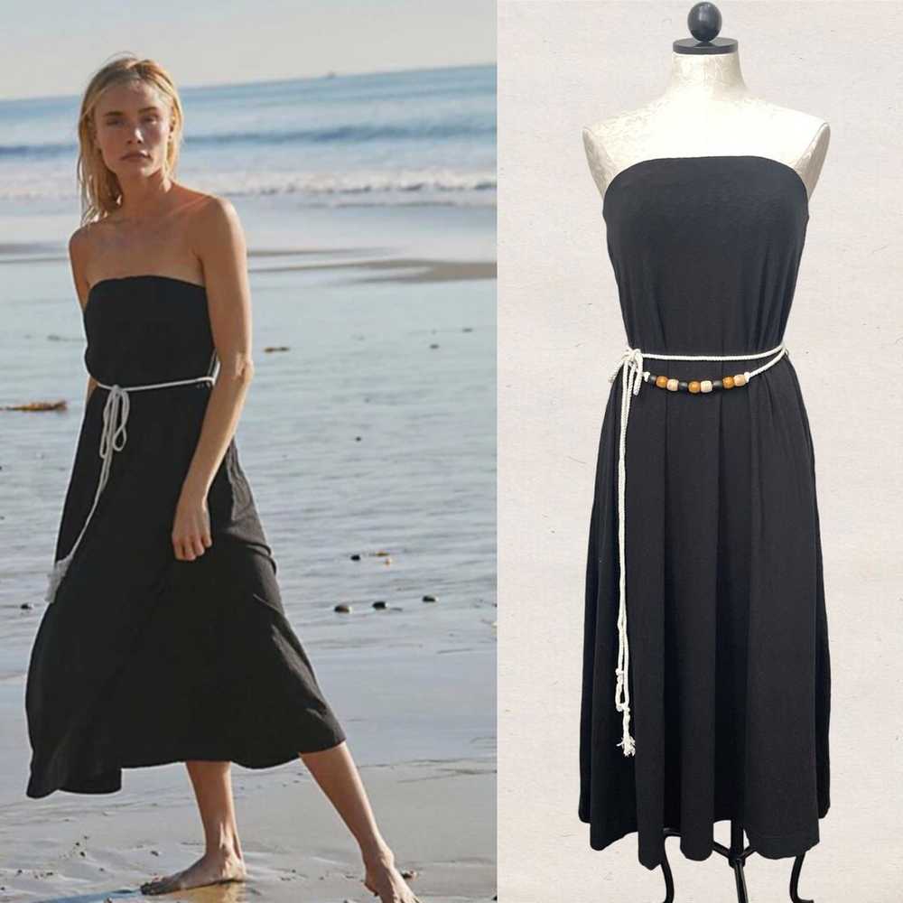 FP Beach by Free People Peyton Maxi Black Ash Bea… - image 2