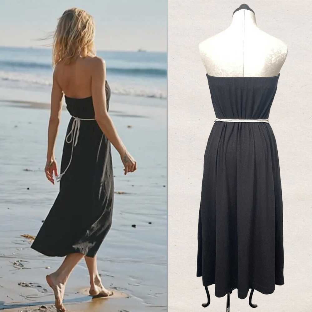 FP Beach by Free People Peyton Maxi Black Ash Bea… - image 3