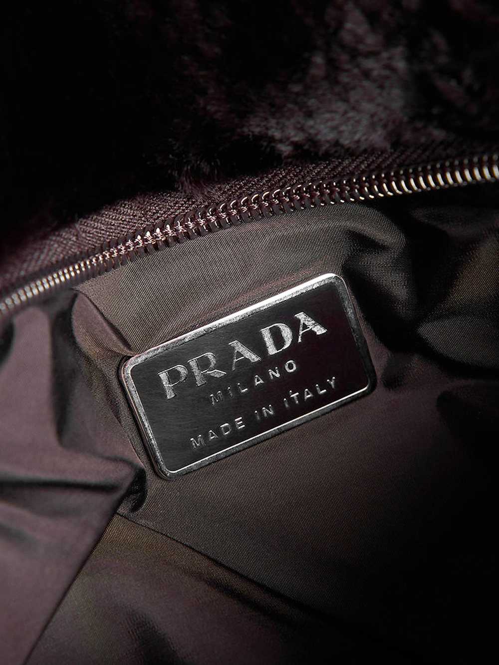 Prada FW 1999 Brown Crossbody Fur Bag - image 4