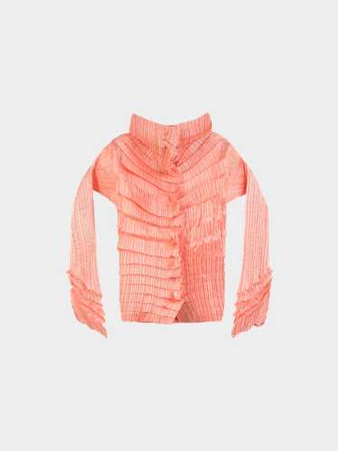 Issey Miyake 1990s Archival Pink Diagonal Pleats B