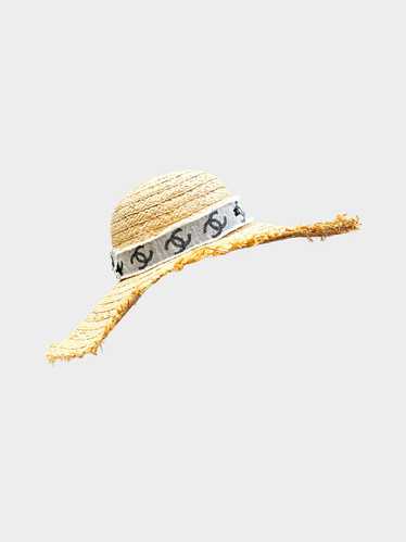 Chanel 2022 Wide Brim Straw Hat