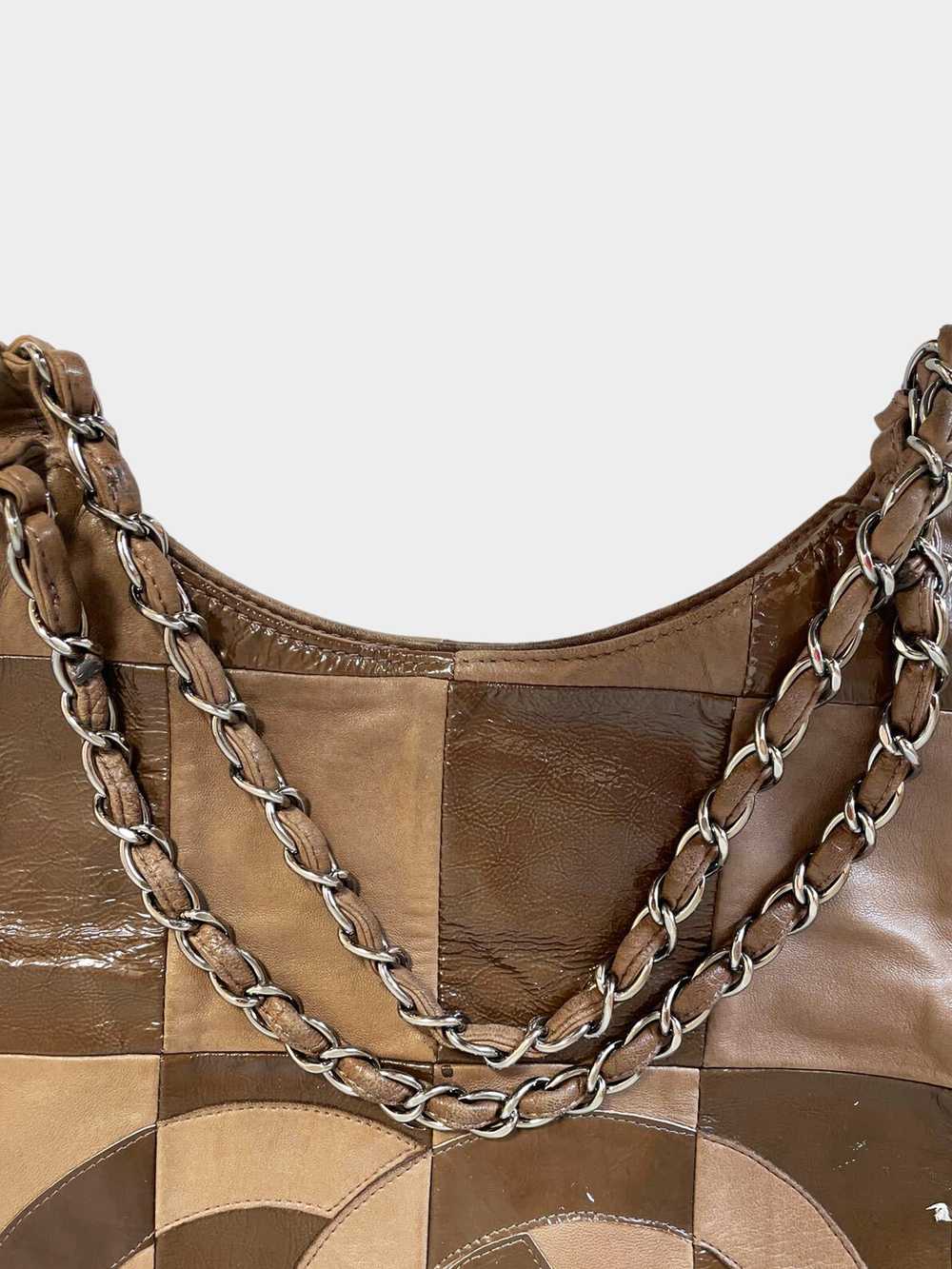 Chanel FW 2007 Brown Patchwork Tote Bag - image 3