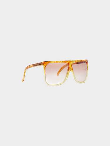 Courrèges 1980s Rare Tortoiseshell Oversized Sungl