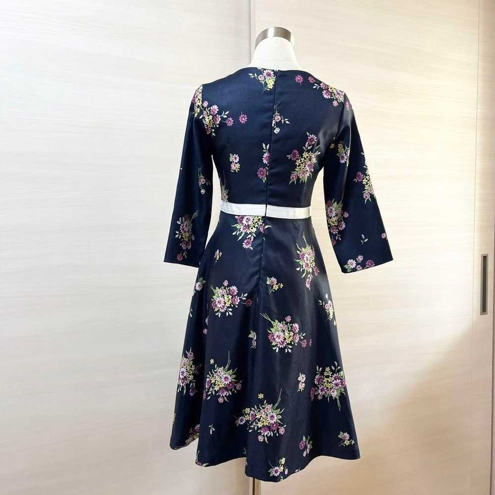 Tokko closet★ Waist color line floral print one-p… - image 5