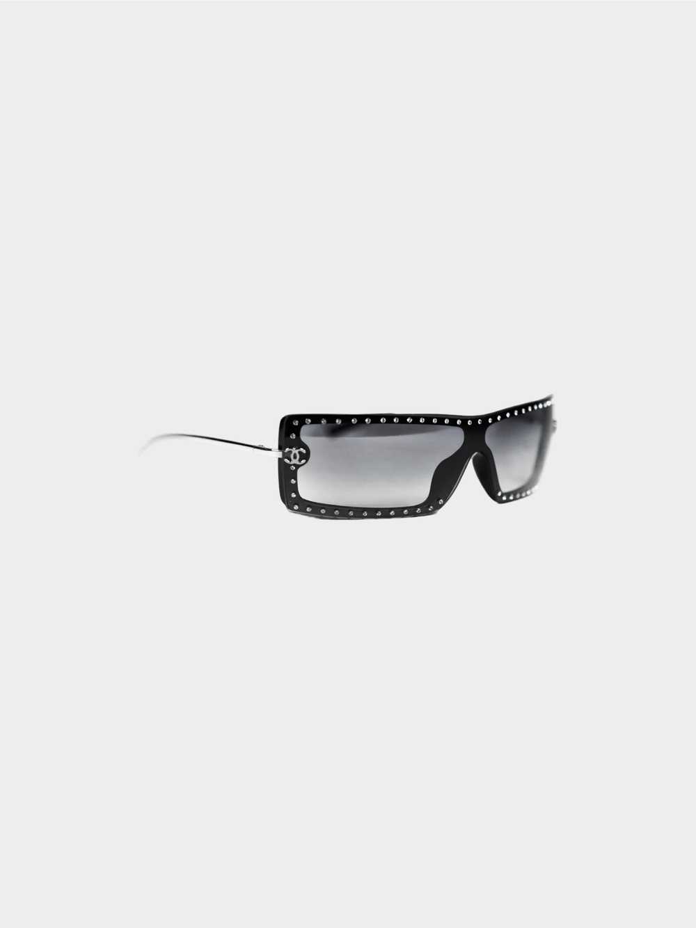 Chanel by Karl Lagerfeld 2000s Gradient Black Rec… - image 1