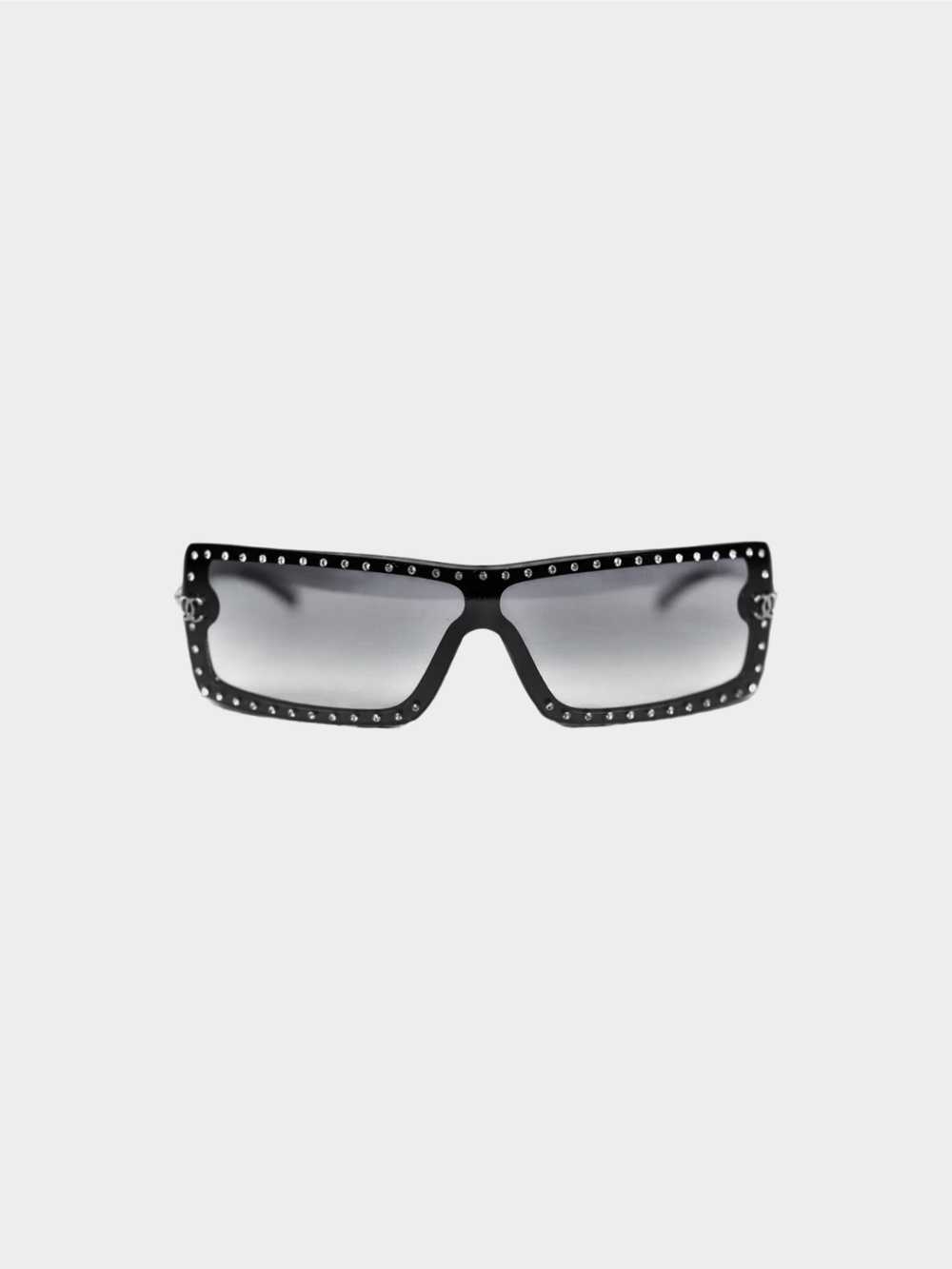 Chanel by Karl Lagerfeld 2000s Gradient Black Rec… - image 2