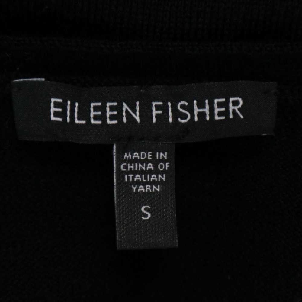 Eileen Fisher Merino Wool Embellished Black Pullo… - image 4