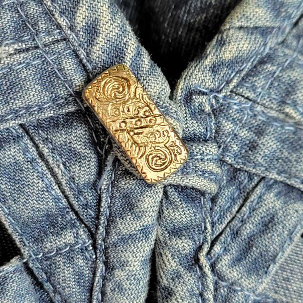 Vintage Vintage 90s Denim Vest Women Large Blue J… - image 6