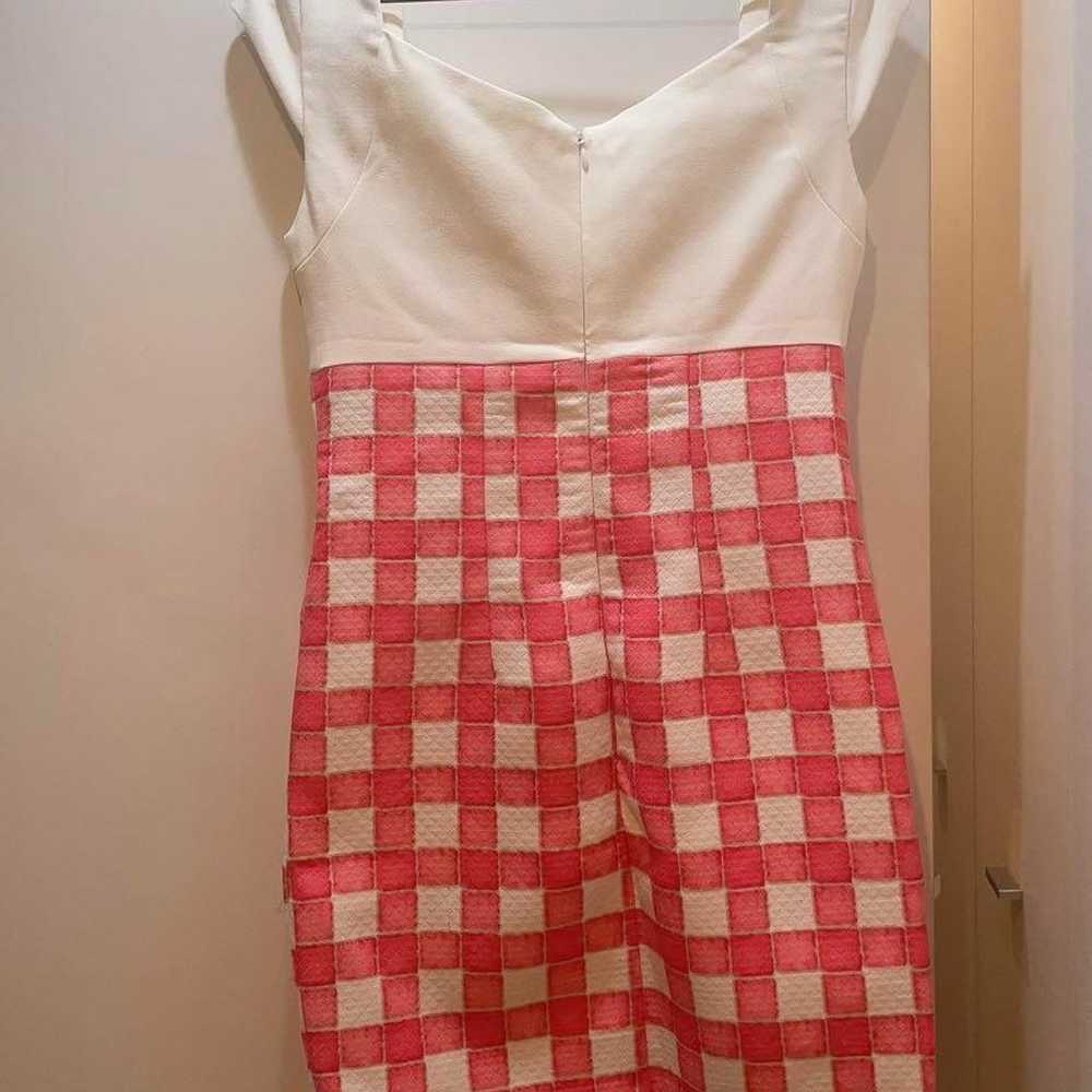 【Excellent Condition】Gingham Check Mini Dress wit… - image 3