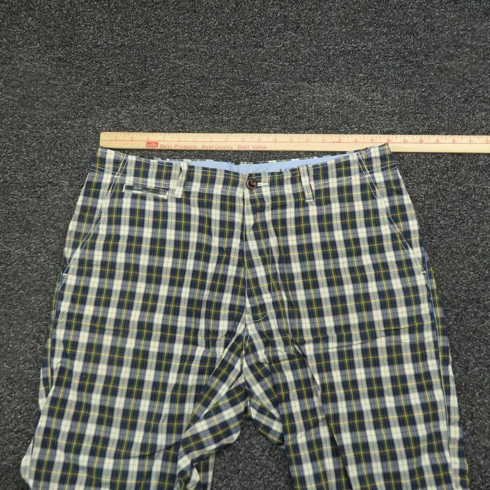 J.Crew Blue Green and White Plaid Chino Casual Ad… - image 3