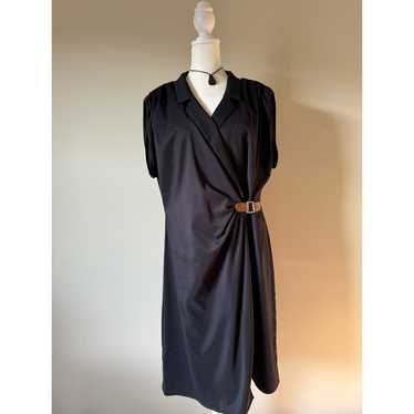 Ann Klein Brown Belt Dress