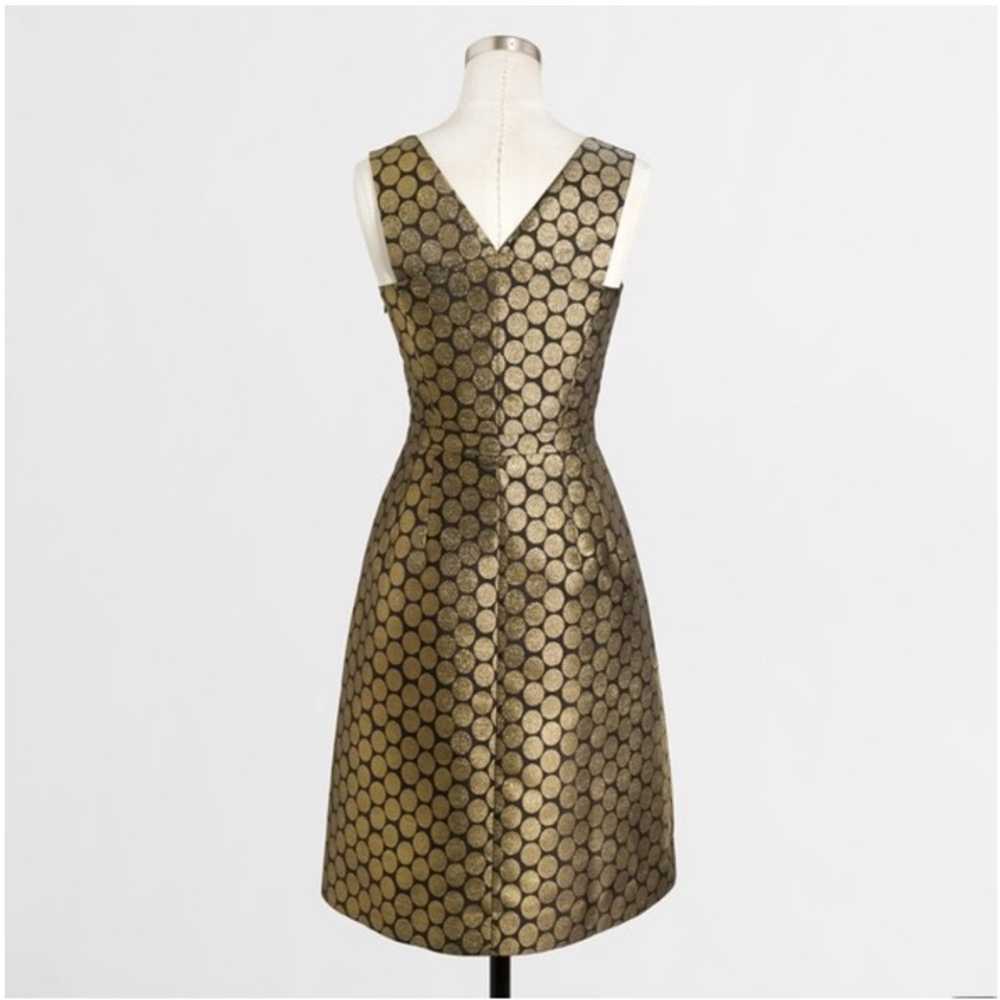 Gold polka dot J.Crew dress - image 2