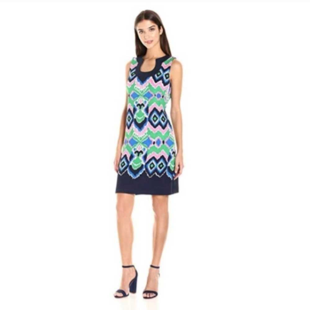 Gabby Skye Sleevless Sheath Dress Multi-Color Sz … - image 1