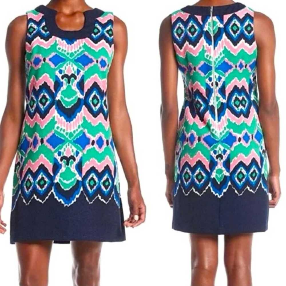 Gabby Skye Sleevless Sheath Dress Multi-Color Sz … - image 5