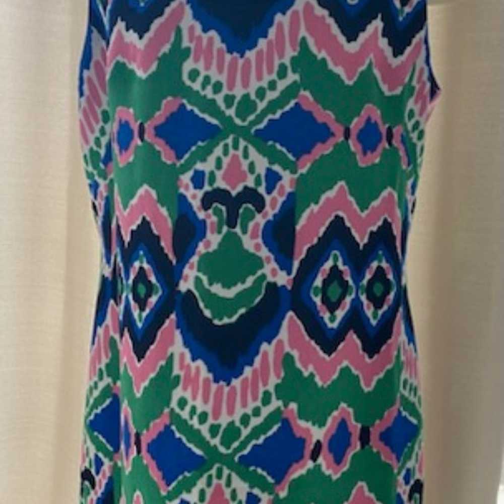 Gabby Skye Sleevless Sheath Dress Multi-Color Sz … - image 8