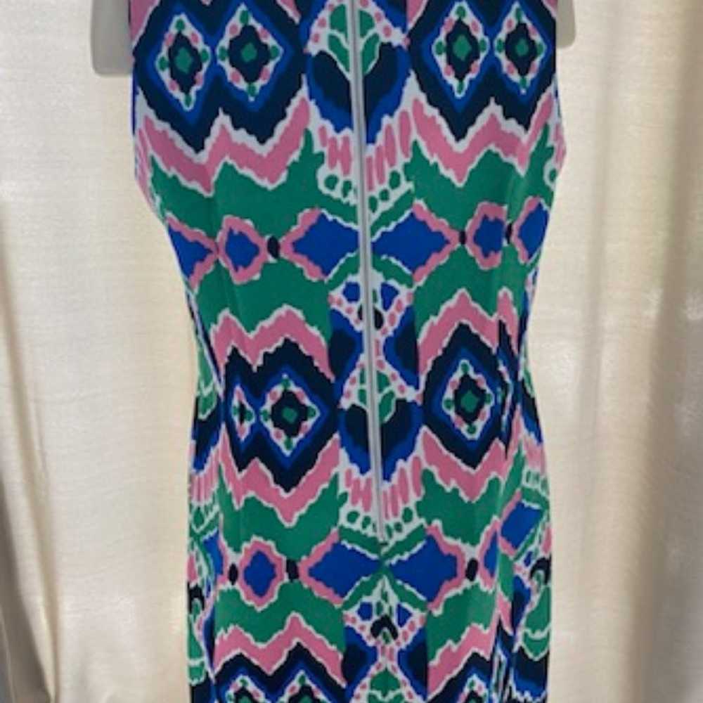 Gabby Skye Sleevless Sheath Dress Multi-Color Sz … - image 9