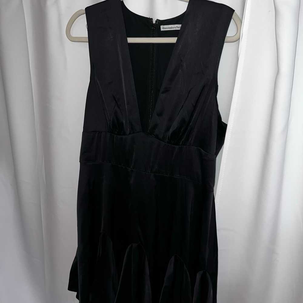 Black satin Abercombie Dress - image 2