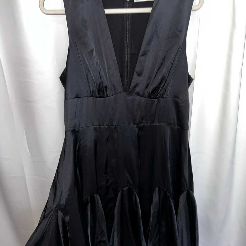 Black satin Abercombie Dress - image 5