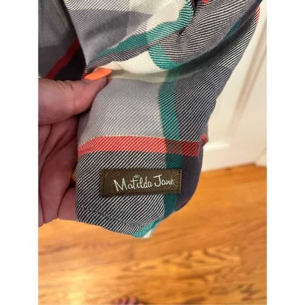 Matilda Jane Coming to Town Holiday Plaid Button … - image 7