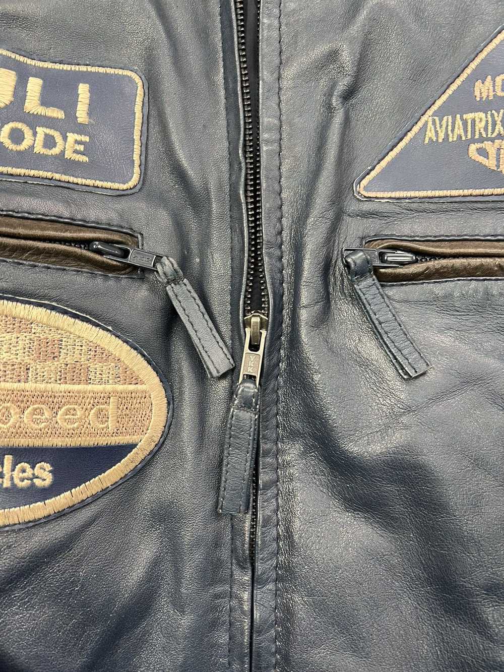 Leather Jacket × MOTO × Racing Vintage Y2K DIESEL… - image 10