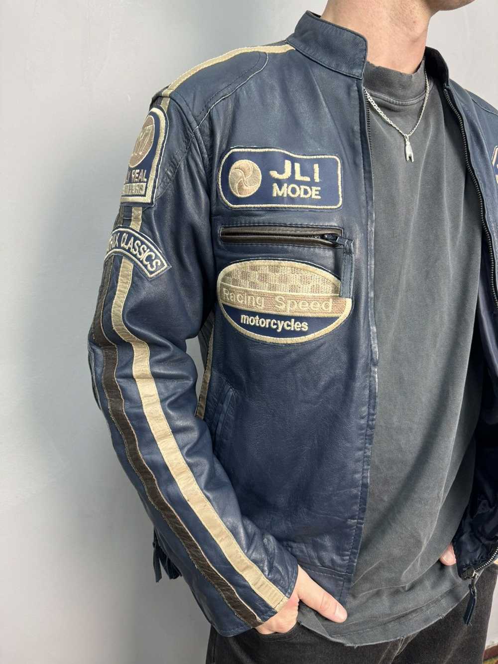 Leather Jacket × MOTO × Racing Vintage Y2K DIESEL… - image 4