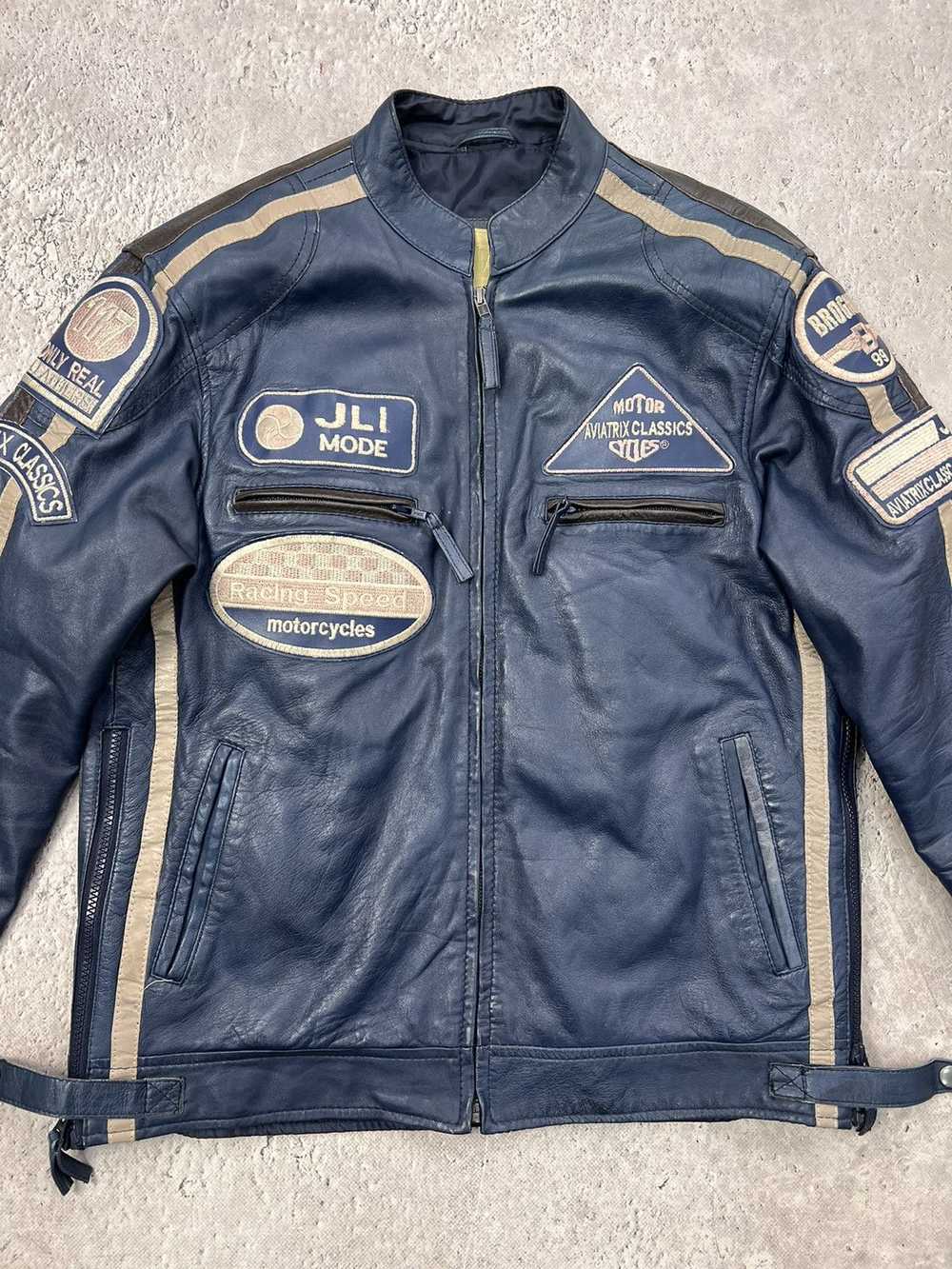 Leather Jacket × MOTO × Racing Vintage Y2K DIESEL… - image 5