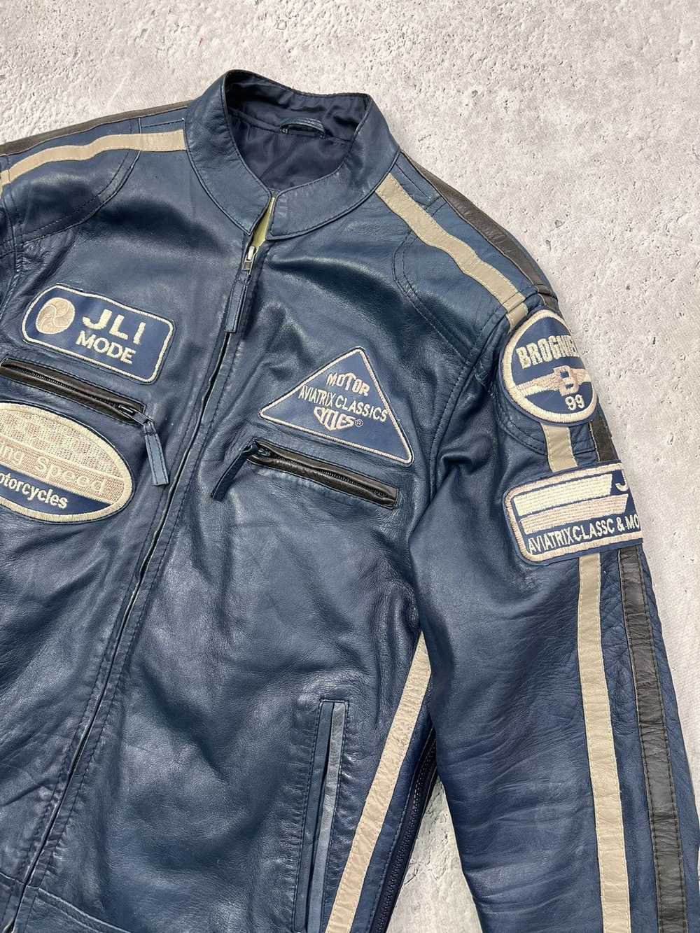 Leather Jacket × MOTO × Racing Vintage Y2K DIESEL… - image 6