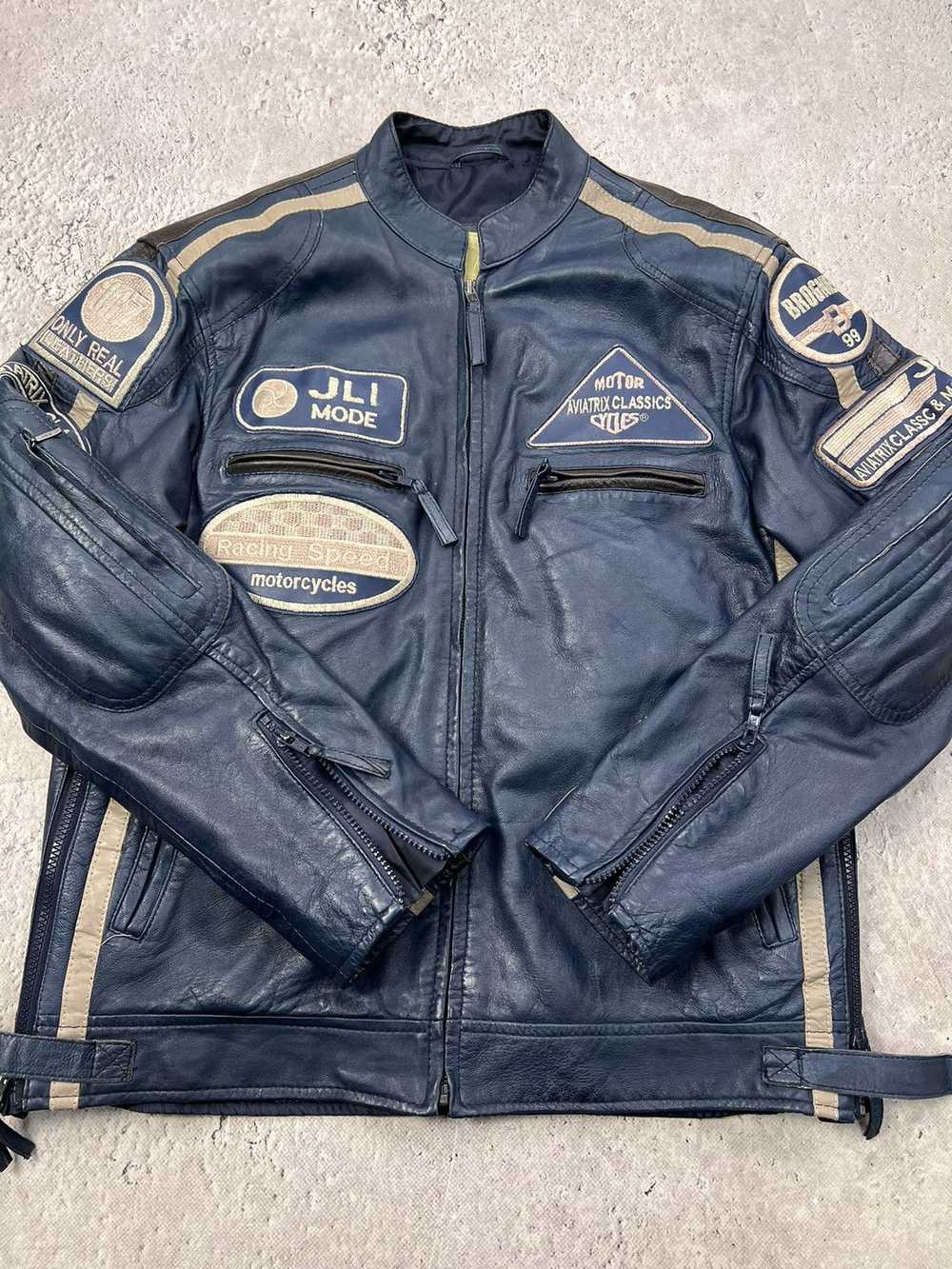 Leather Jacket × MOTO × Racing Vintage Y2K DIESEL… - image 9