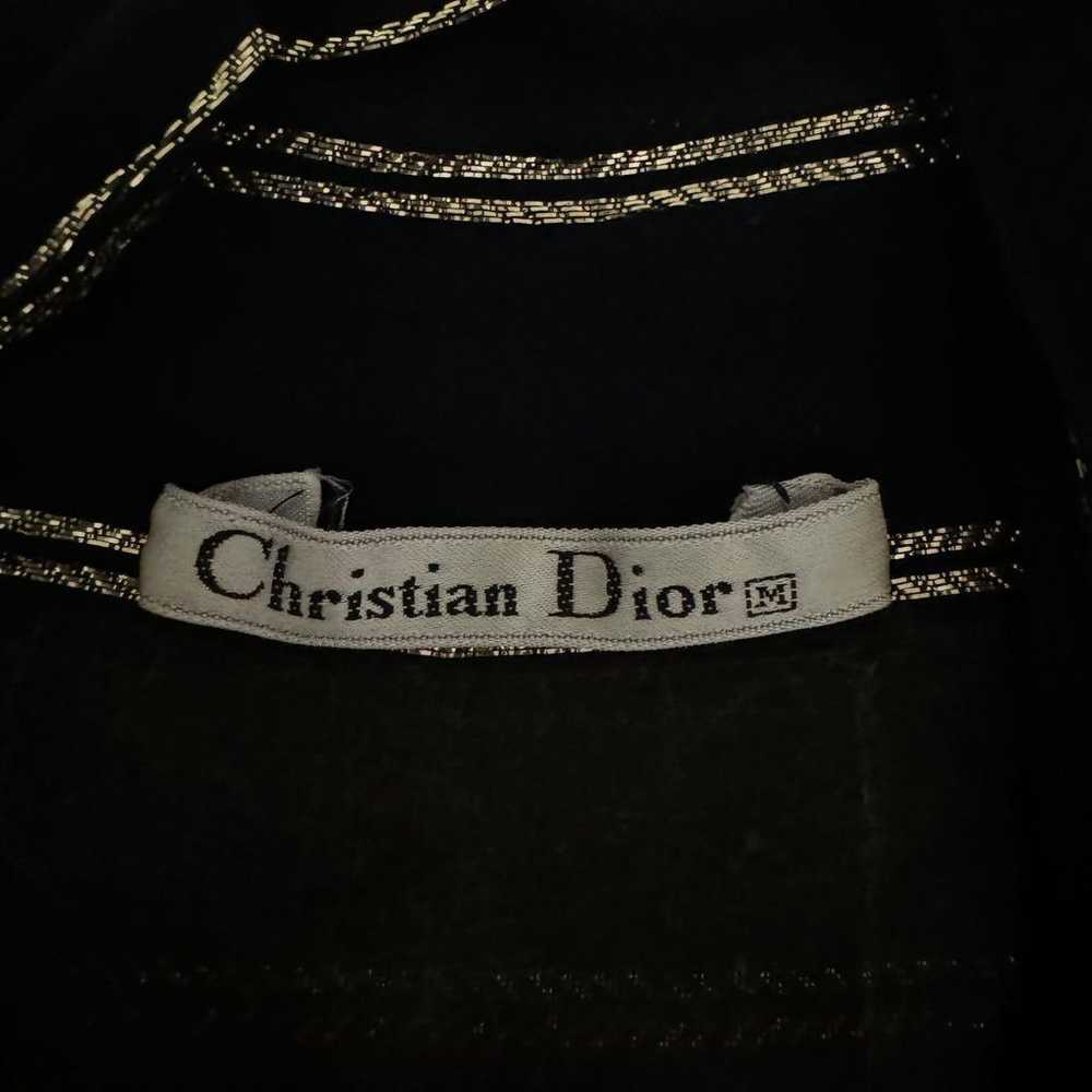 【Rare】Christian Dior Vintage Blouse Black Size M - image 6