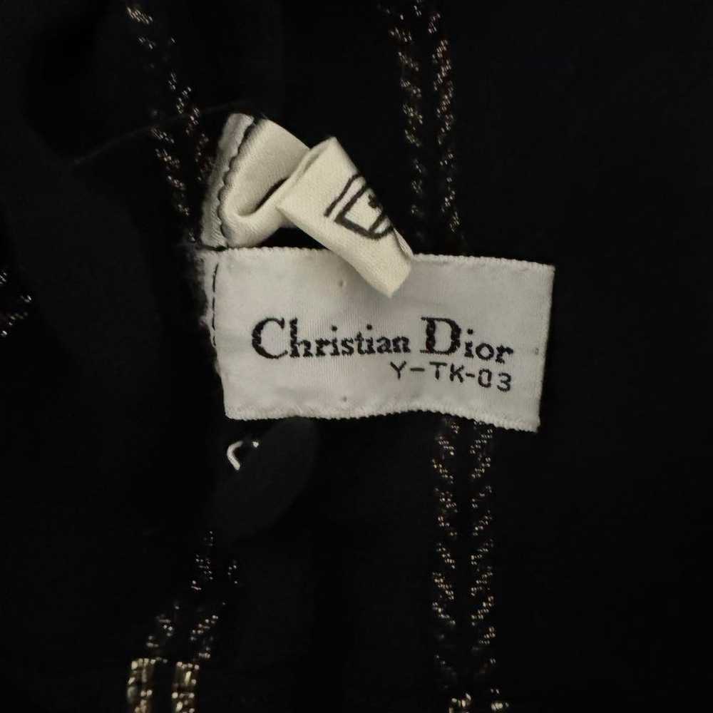 【Rare】Christian Dior Vintage Blouse Black Size M - image 7