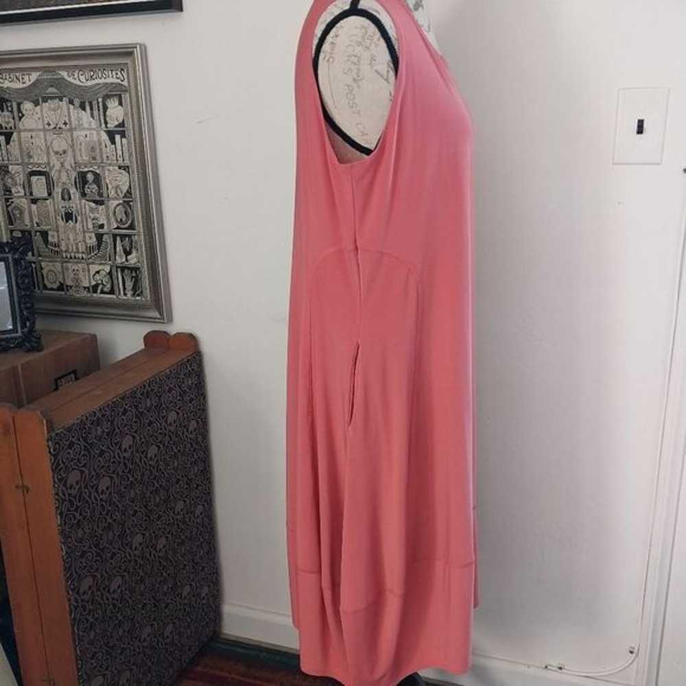 Marla Wynne Dress Balloon Semi Maxi Coral Tank To… - image 3