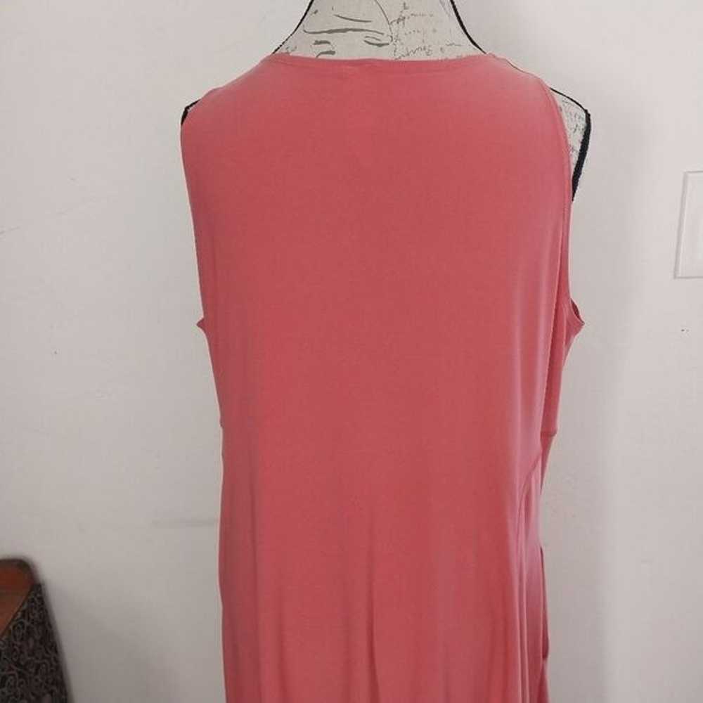 Marla Wynne Dress Balloon Semi Maxi Coral Tank To… - image 5