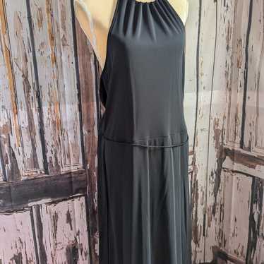 Banana Republic halter maxi dress