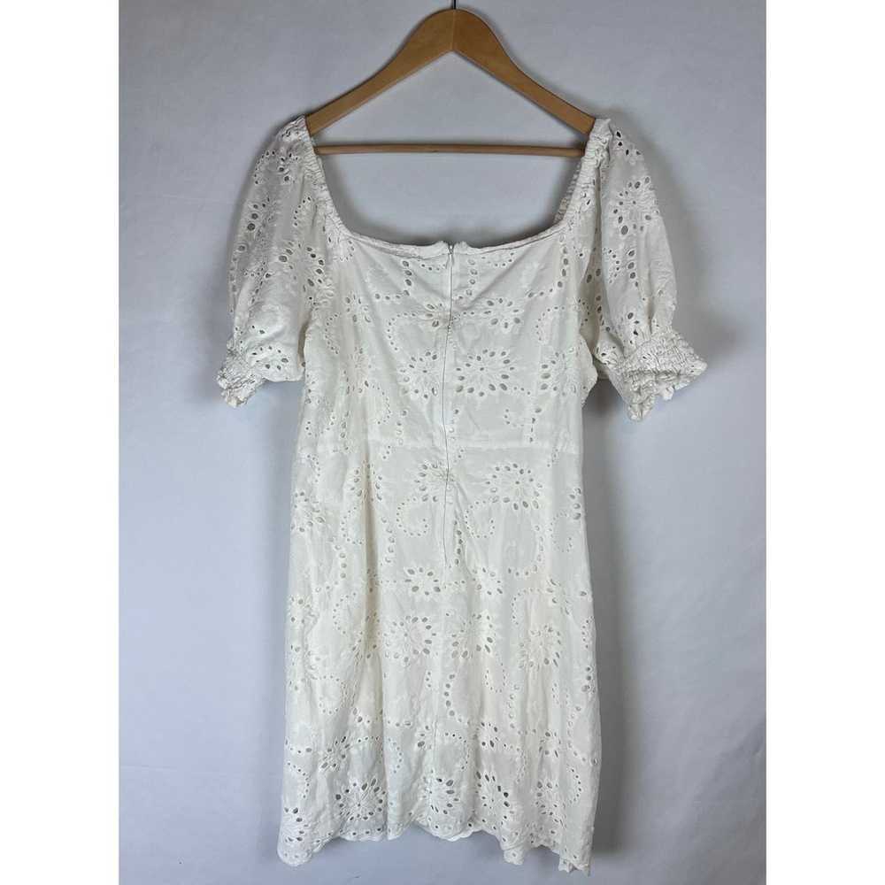 7 FOR ALL MANKIND EYELET PUFF SLEEVES WHITE SUMME… - image 4