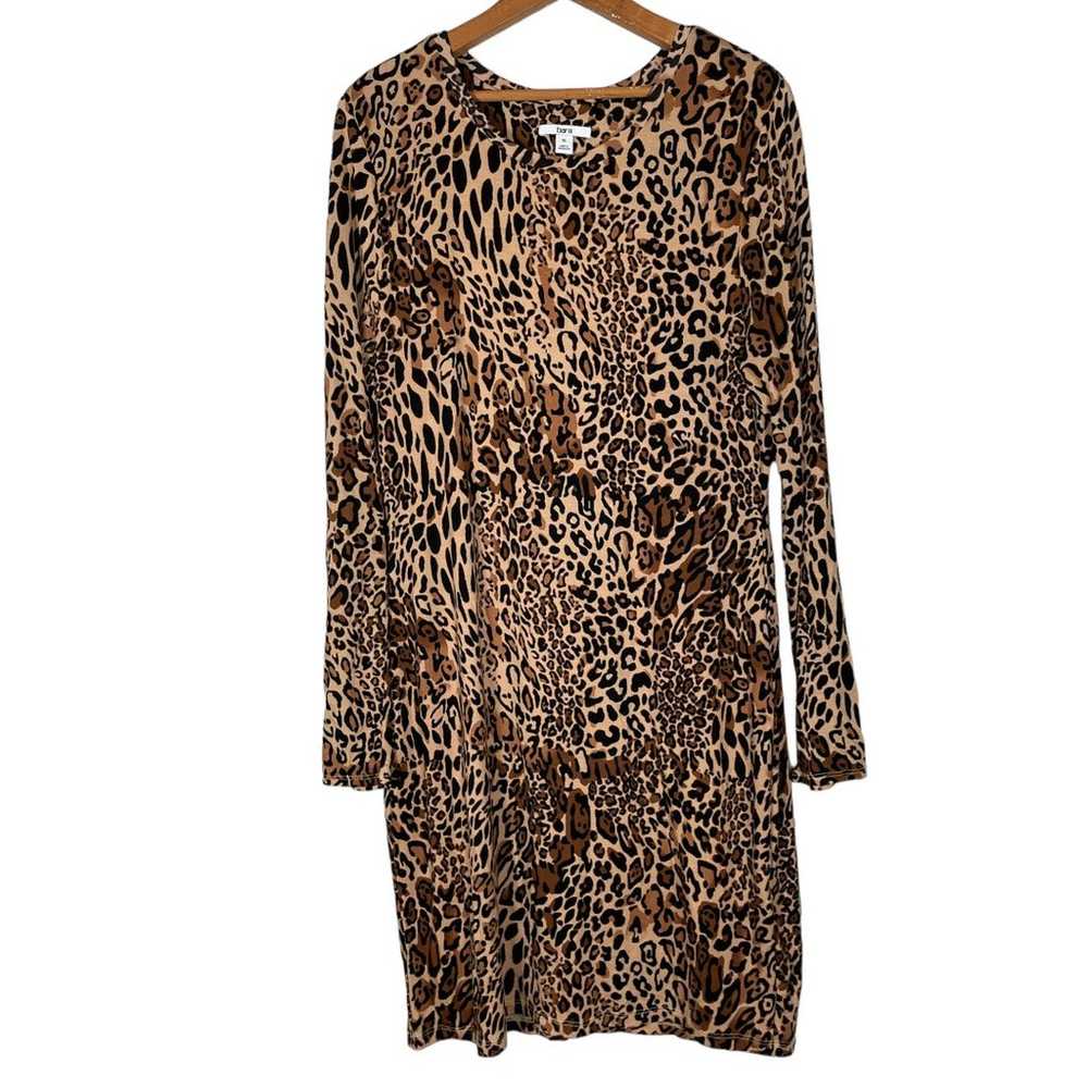 BAR III Cheetah-Print Long-Sleeve Bodycon Dress  … - image 3