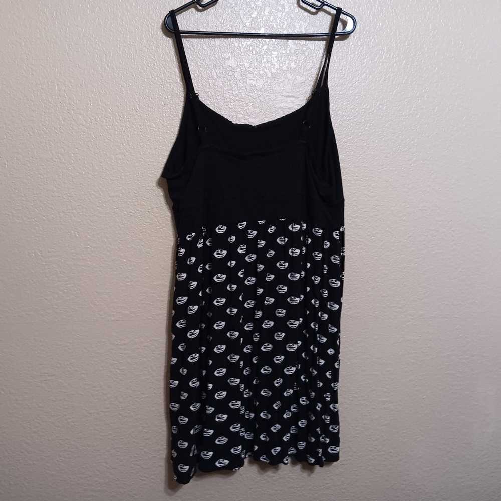 Torrid Black White Lips Dress - image 4