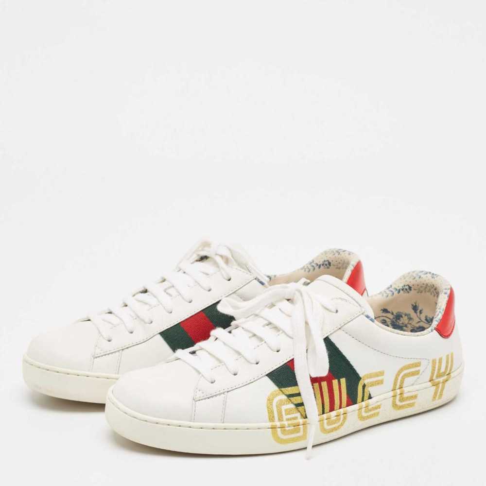 Gucci Leather trainers - image 2