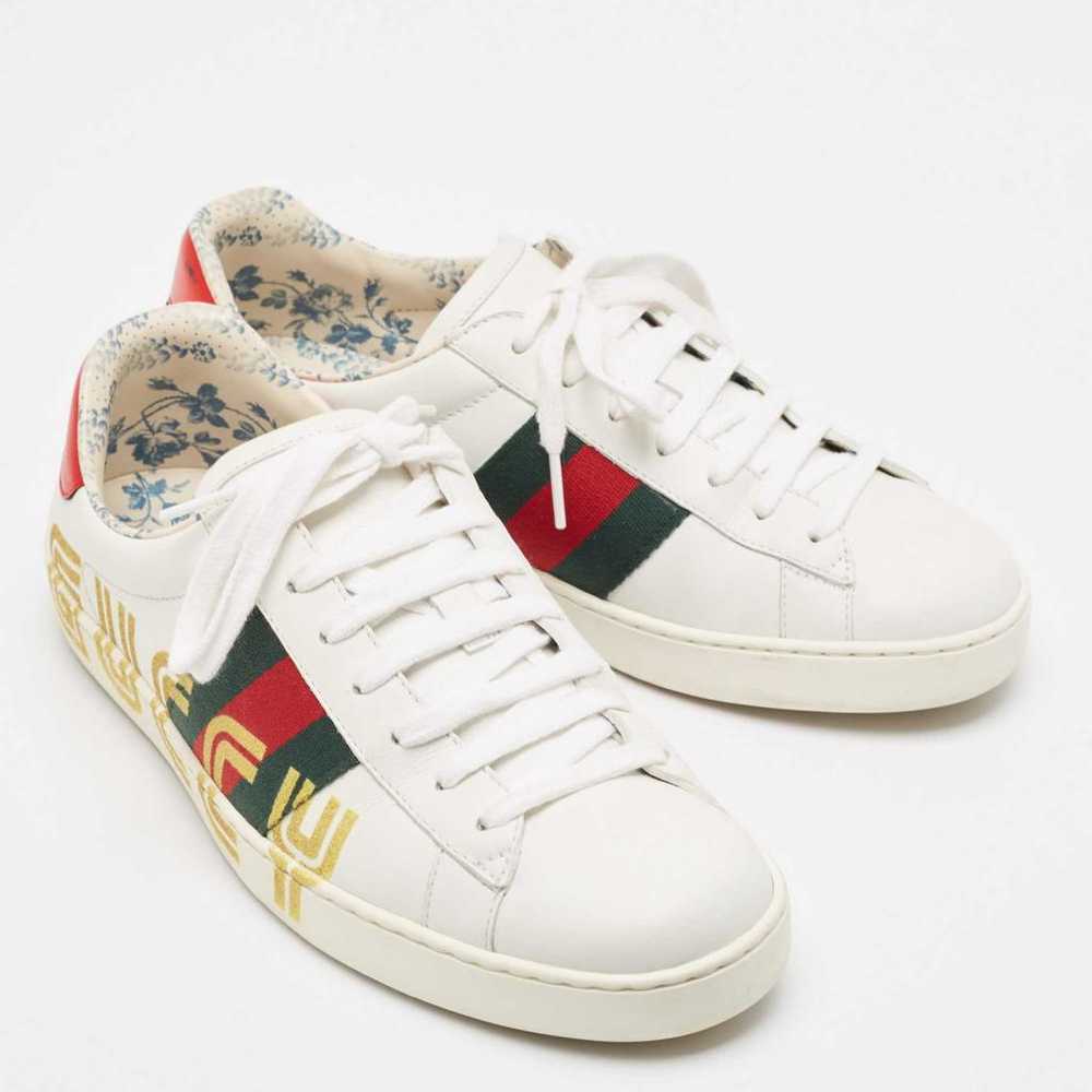 Gucci Leather trainers - image 3