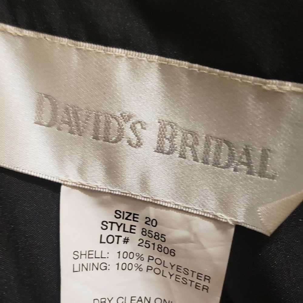 David's Bridal Cocktail Length Dress - image 4