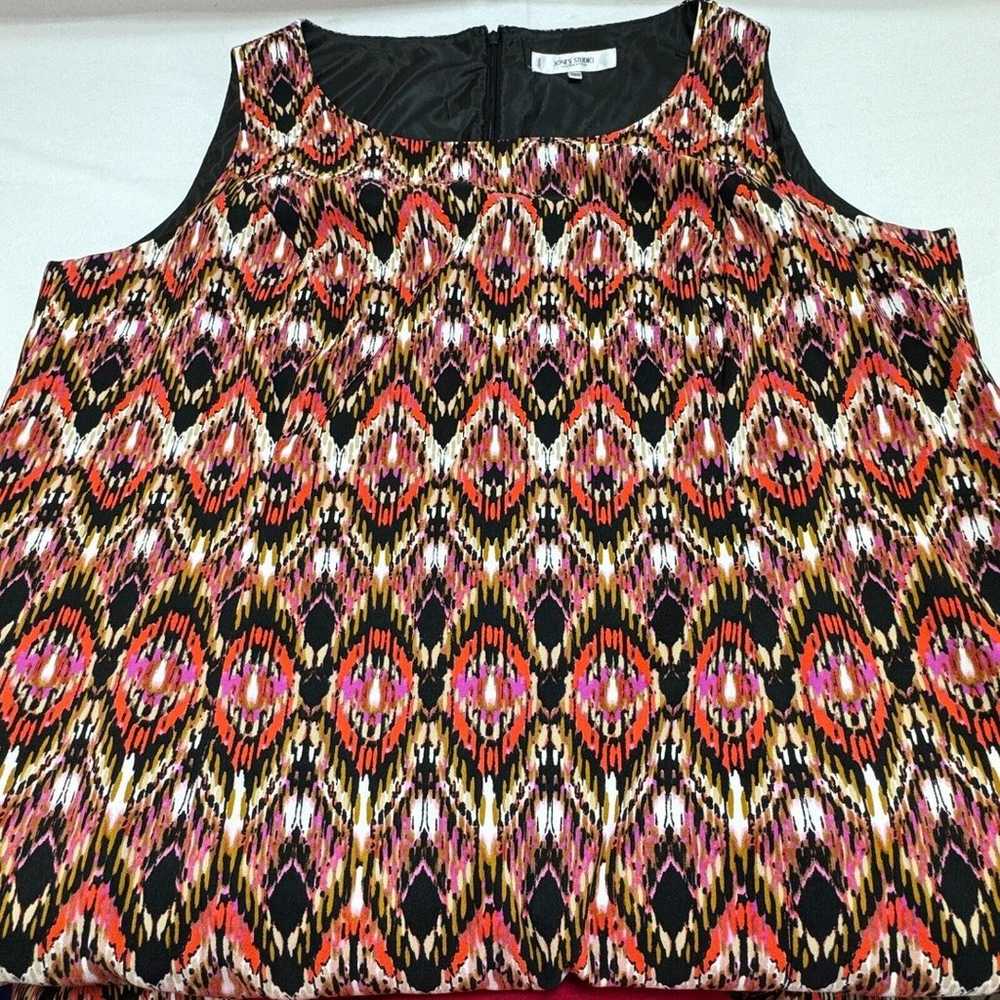 Jones Studio Dress Size 22W Lined Sleeveless Blac… - image 8